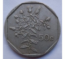 Мальта 50 центов 1991-2007
