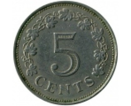 Мальта 5 центов 1972-1981