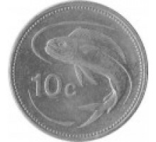 Мальта 10 центов 1991-2007