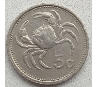 Мальта 5 центов 1986