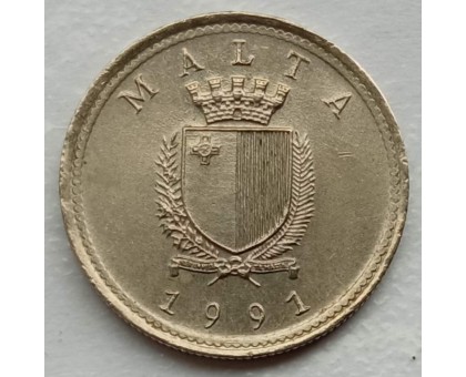 Мальта 2 цента 1991-2007
