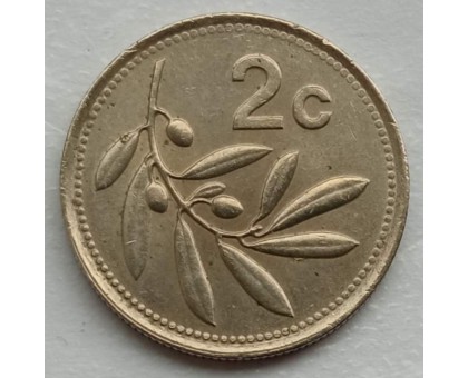 Мальта 2 цента 1991-2007