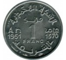 Марокко 1 франк 1951 (французский)