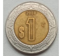 Мексика 1 песо 1996-2018