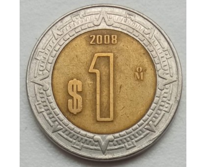 Мексика 1 песо 1996-2018