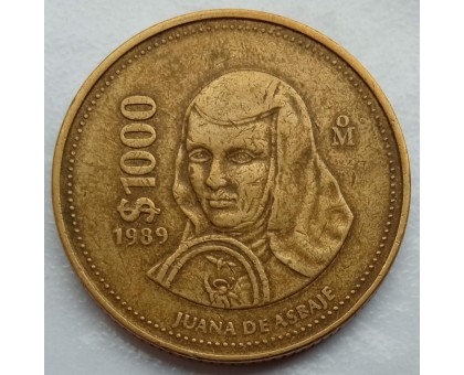 Мексика 1000 песо 1988-1992