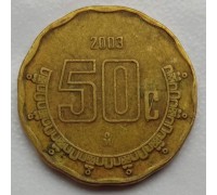 Мексика 50 сентаво 1992 - 2009
