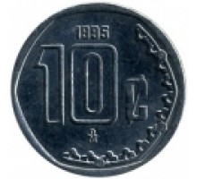Мексика 10 сентаво 1992-2009