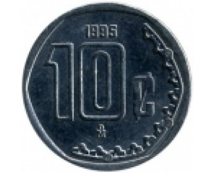 Мексика 10 сентаво 1992-2009