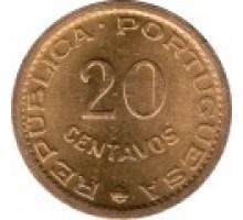 Португальский Мозамбик 20 сентаво 1973-1974