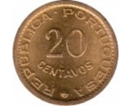 Португальский Мозамбик 20 сентаво 1973-1974