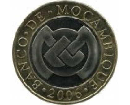 Мозамбик 10 метикалов 2006-2012
