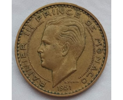 Монако 20 франков 1950-1951