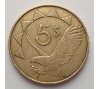 Намибия 5 долларов 1993-2015