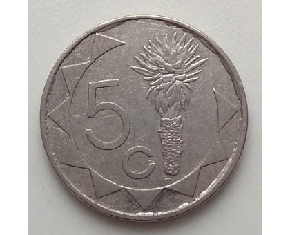 Намибия 5 центов 1993-2015