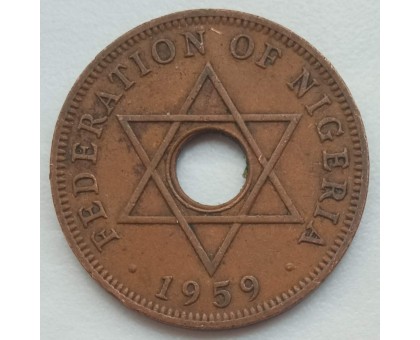 Нигерия 1 пенни 1959