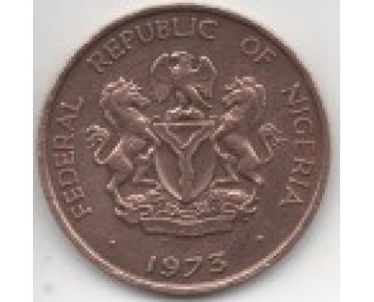 Нигерия 1 кобо 1973-1974