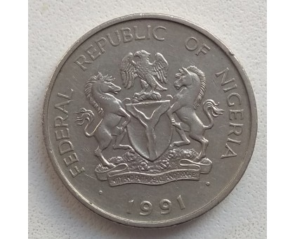 Нигерия 1 найра 1991-1993