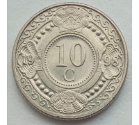 Нидерландские Антильские острова 10 центов 1989-2016