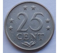 Нидерландские Антильские острова 25 центов 1970 - 1985