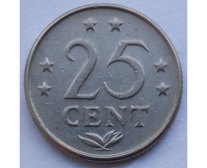 Нидерландские Антильские острова 25 центов 1970 - 1985