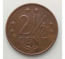 Нидерландские Антильские острова 2 1/2 цента 1970-1978