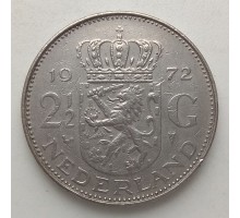 Нидерланды 2 1/2 гульдена 1969-1980