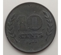 Нидерланды 10 центов 1942