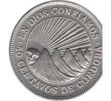 Никарагуа 50 сентаво 1939-1956