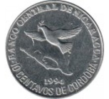 Никарагуа 10 сентаво 1994