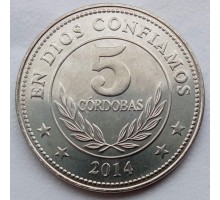 Никарагуа 5 кордоб 1997-2014