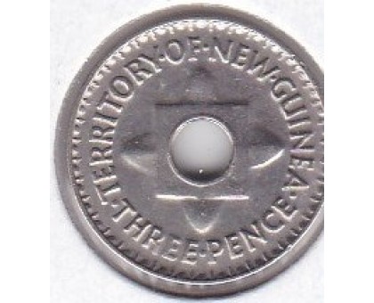 Новая Гвинея 3 пенса 1944