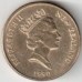 Новая Зеландия 1 доллар 1990-1998