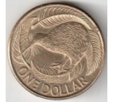 Новая Зеландия 1 доллар 1990-1998