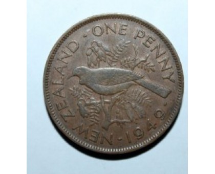 Новая Зеландия 1 пенни 1949