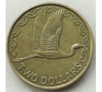 Новая Зеландия 2 доллара 1990-1998