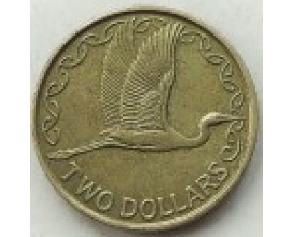 Новая Зеландия 2 доллара 1990-1998