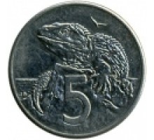 Новая Зеландия 5 центов 1986-1998