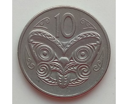 Новая Зеландия 10 центов 1970-1985