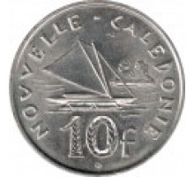 Новая Каледония 10 франков 2006-2017