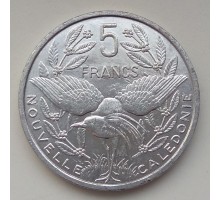 Новая Каледония 5 франков 1983-2016