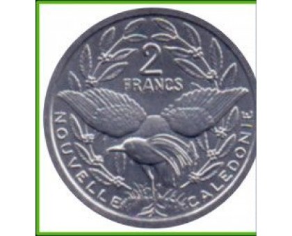 Новая Каледония 2 франка 1973-2015
