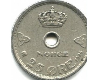 Норвегия 25 эре 1924