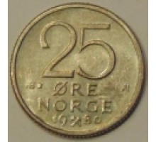 Норвегия 25 эре 1974-1982