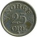 Норвегия 25 эре 1952-1957