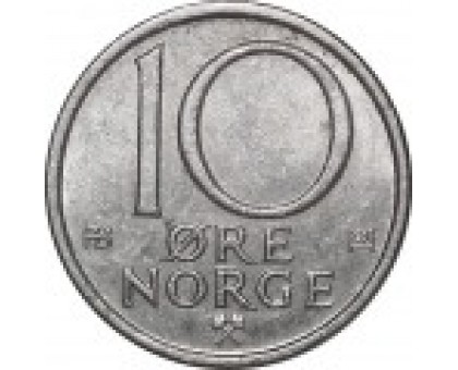Норвегия 10 эре 1974-1991