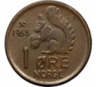 Норвегия 1 эре 1958-1972