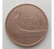 Норвегия 20 крон 1994-2010