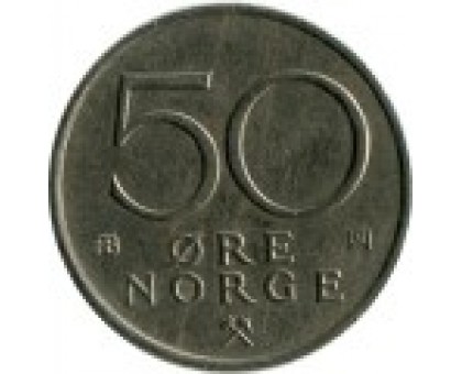 Норвегия 50 эре 1974-1996