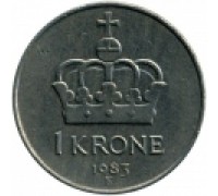 Норвегия 1 крона 1974-1991